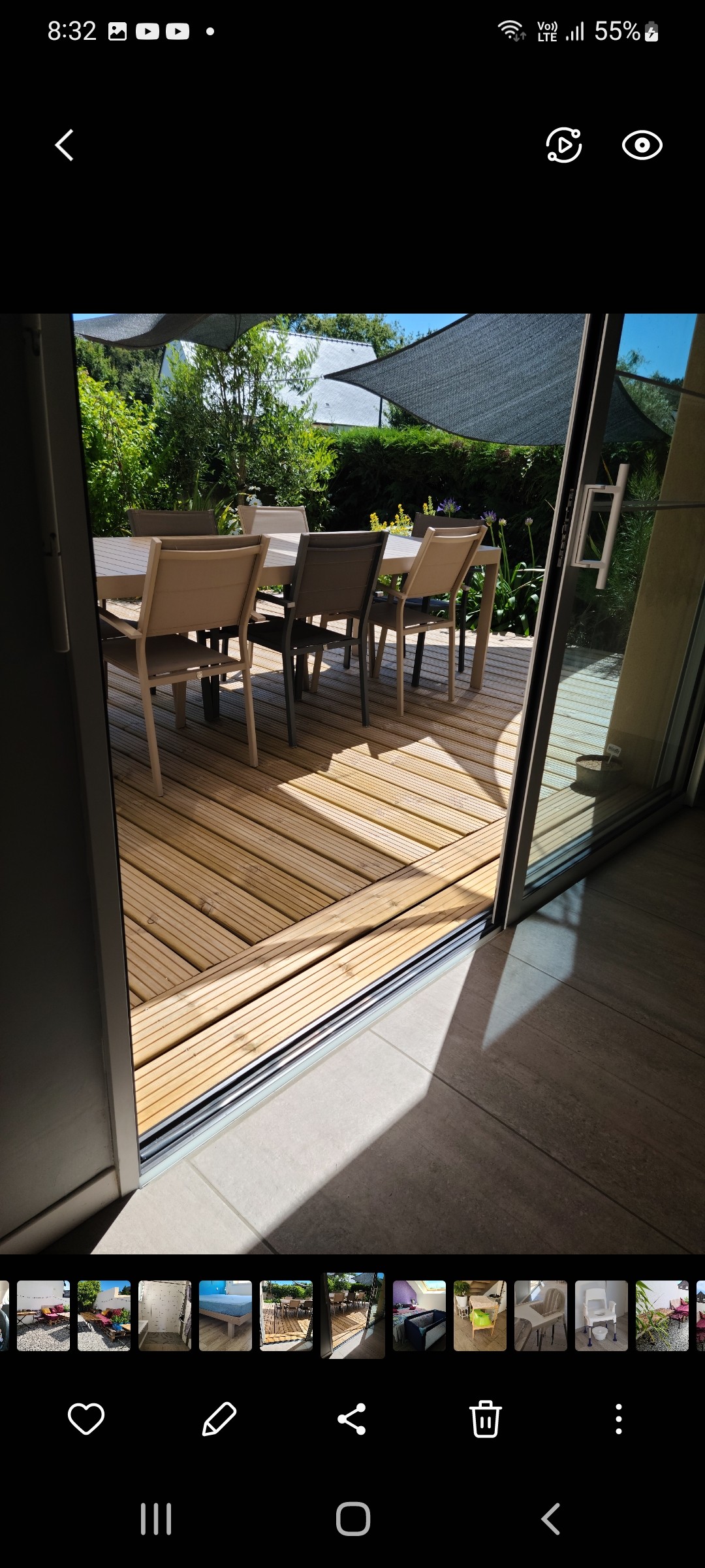 Accès PMR terrasse.