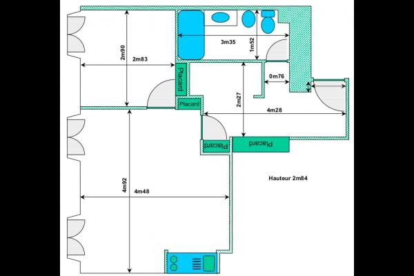 Plan de l'appartement