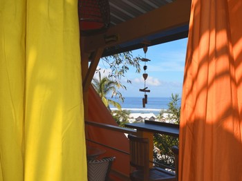 Bungalow Bois avec jacuzzi privatif - Poz Lagon chambre d'hôtes la Saline les bains