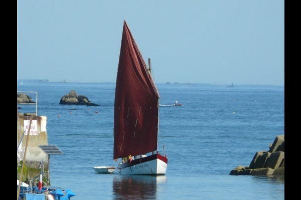 Entrée dans le port