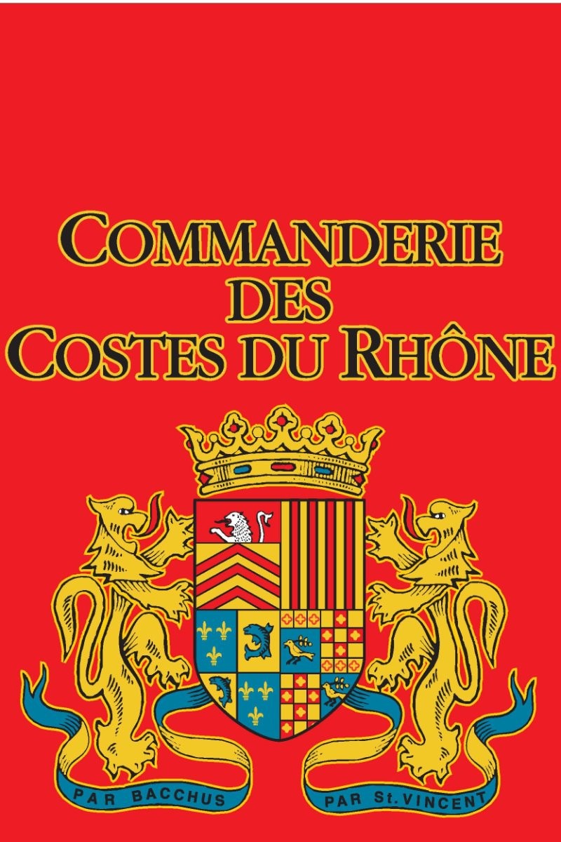BLASON de la Commanderie des Côtes du Rhone  :  web : commanderiecotesdurhone.fr