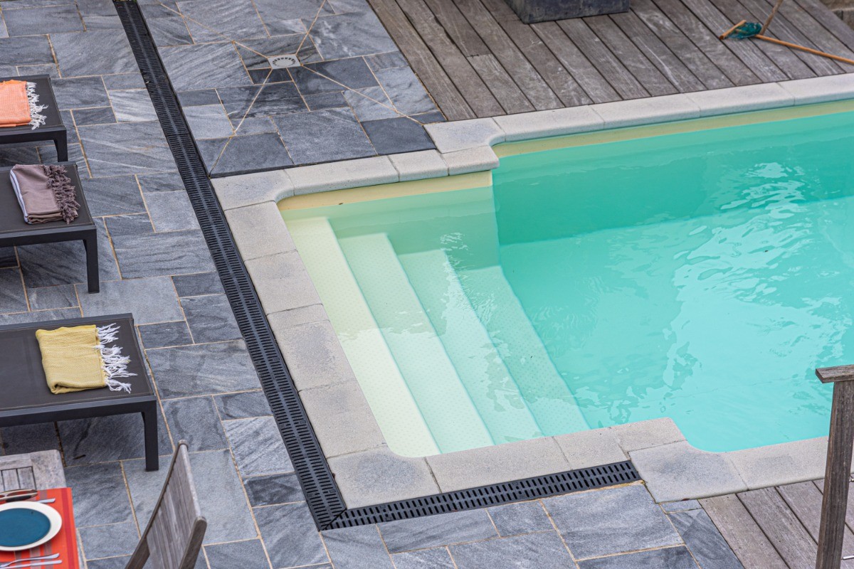 Piscine chauffée à partir de juin