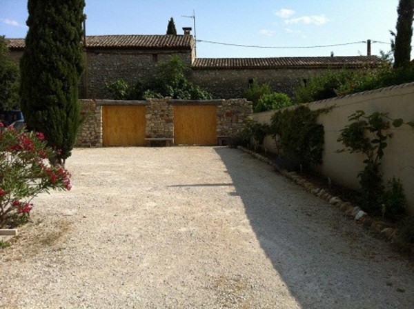 jeu de boules et parking