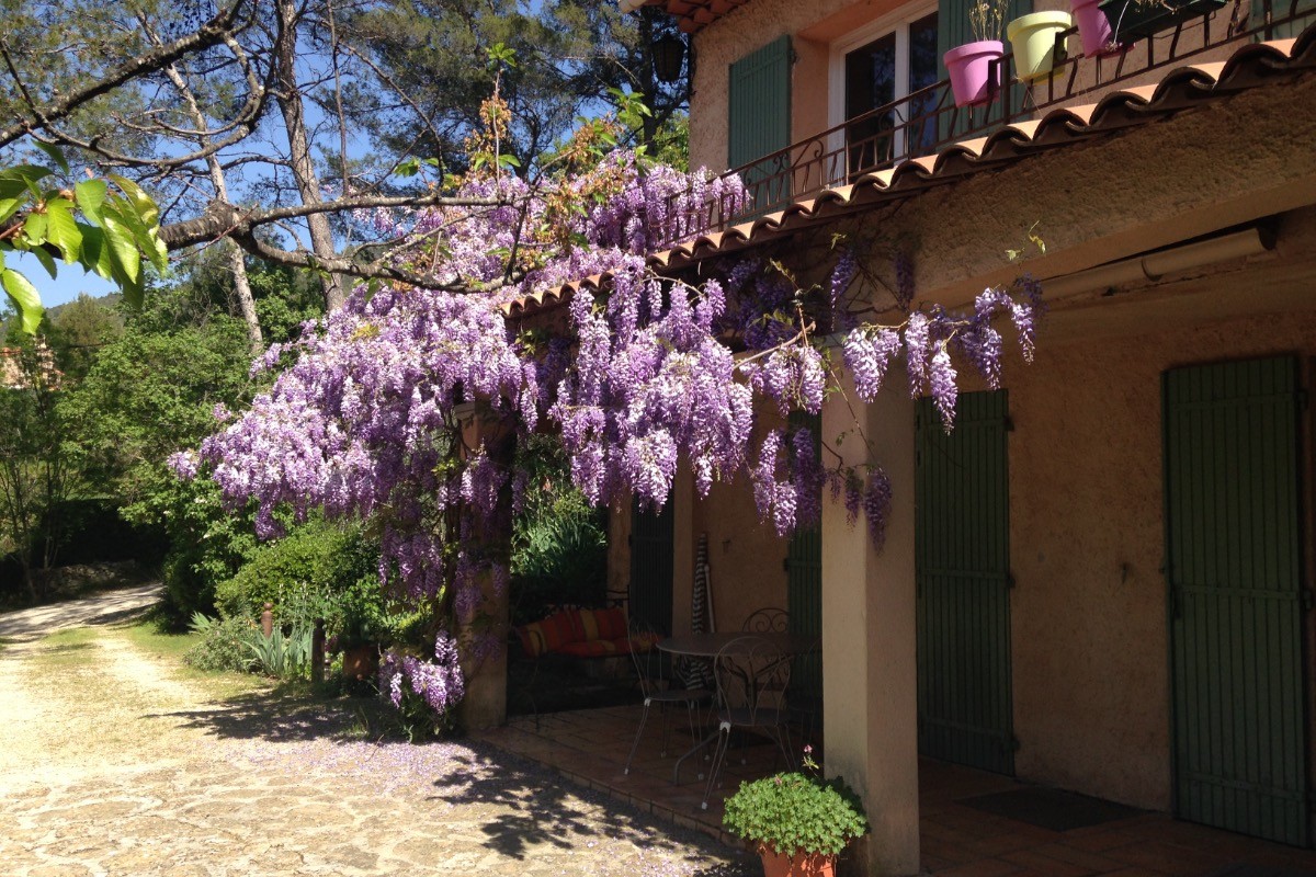 la terrasse au printemps