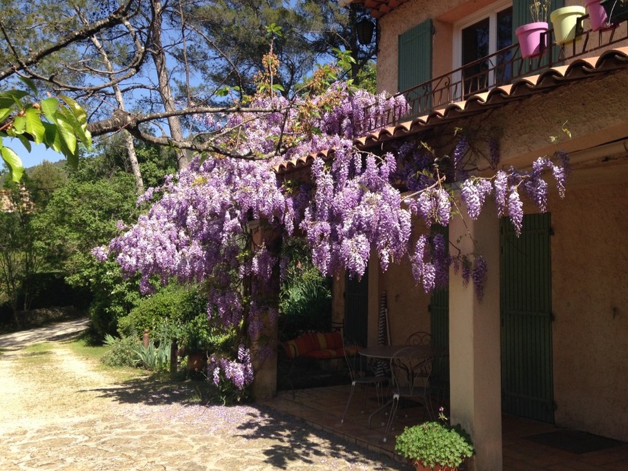 la terrasse au printemps