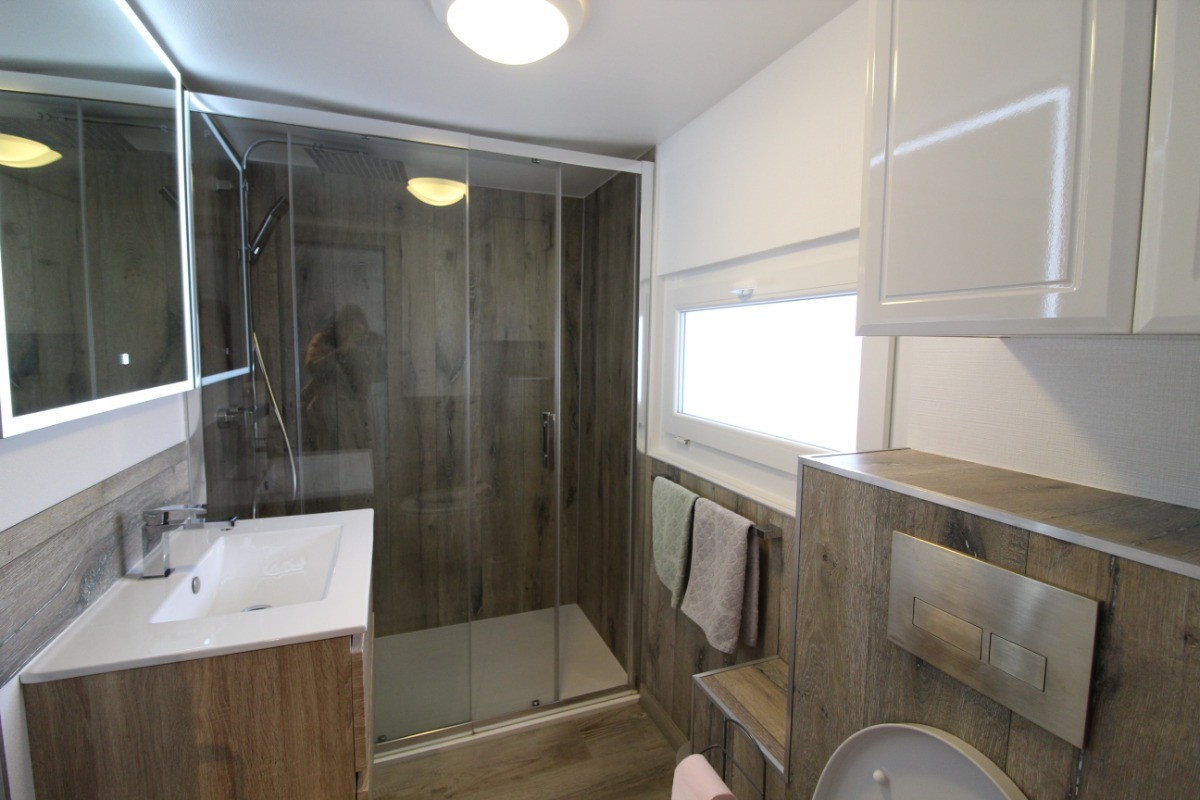 Salle d'eau avec wc - Gite des Cucherons