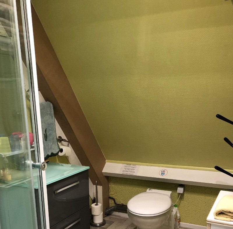 Salle de bain mezzanine 2 lits superposés