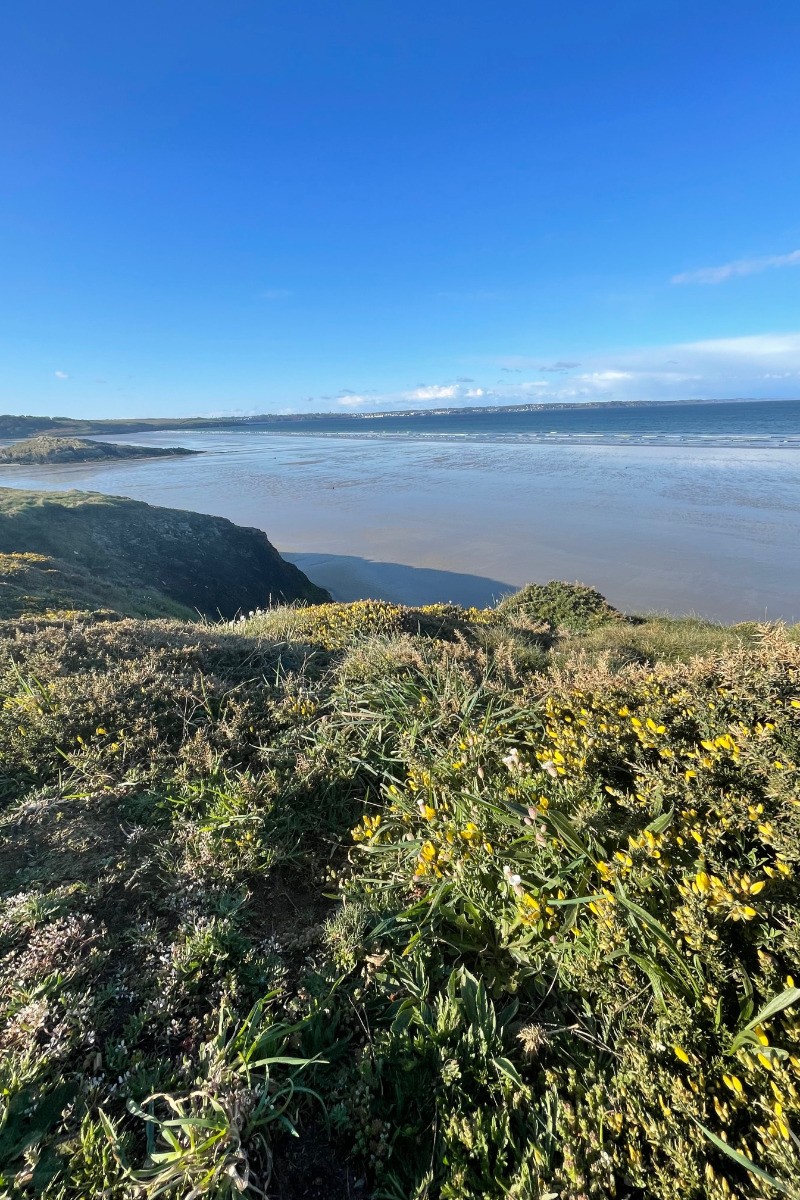 plages de Ty anquer et St Anne à  5 km (marée basse )