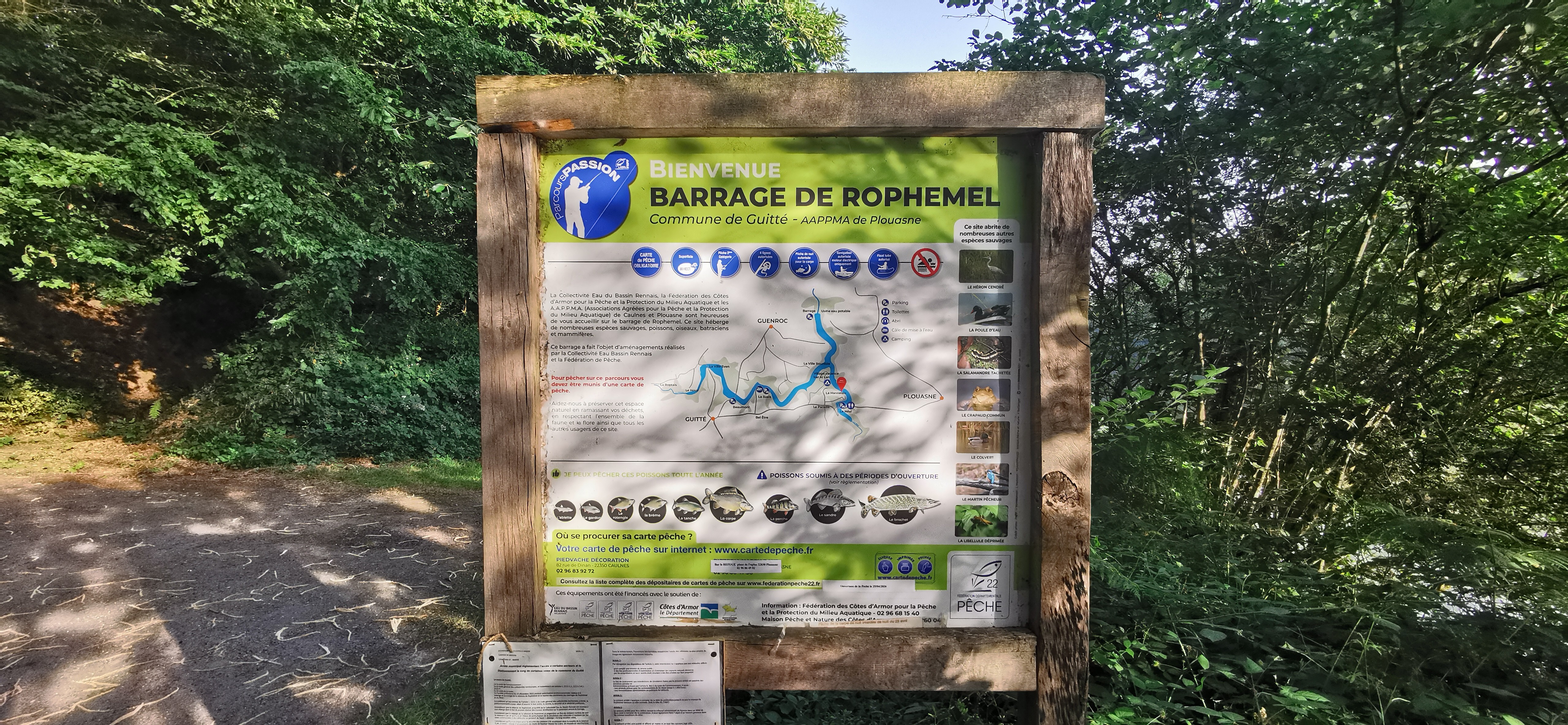 Panneau réserve naturelle