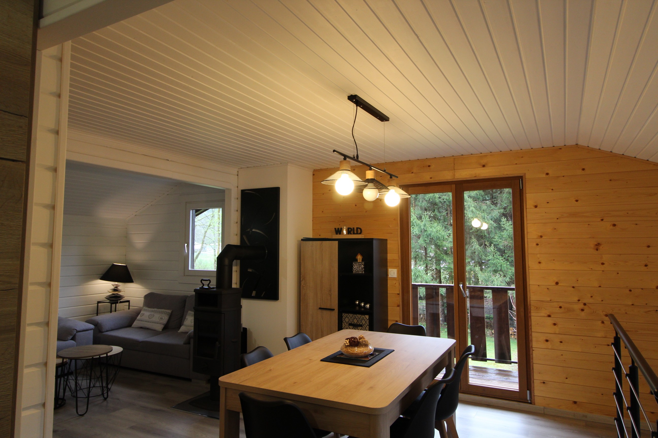 Salon / séjour - Chalet Le Ménil