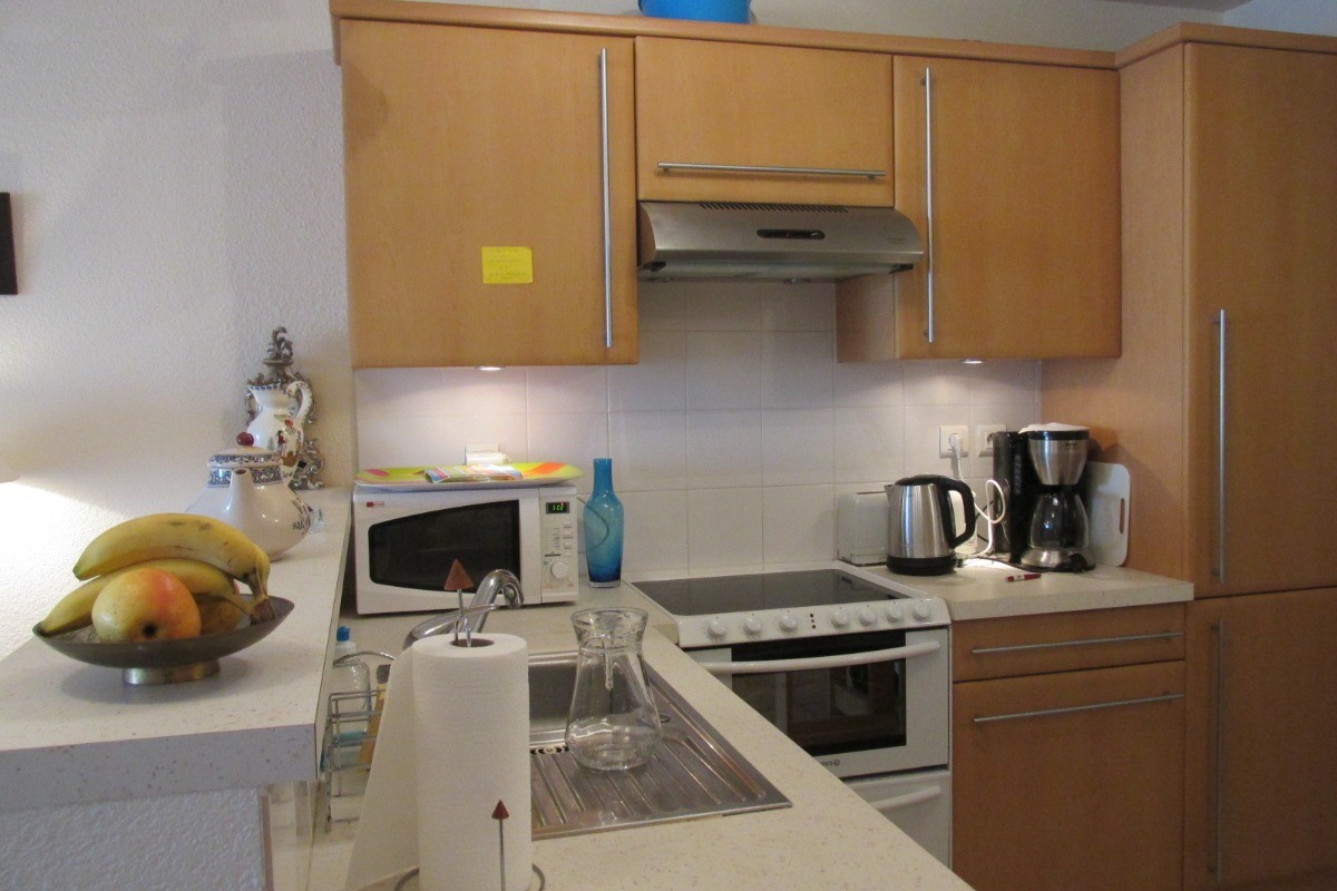 Cuisine ouverte avec coin repas