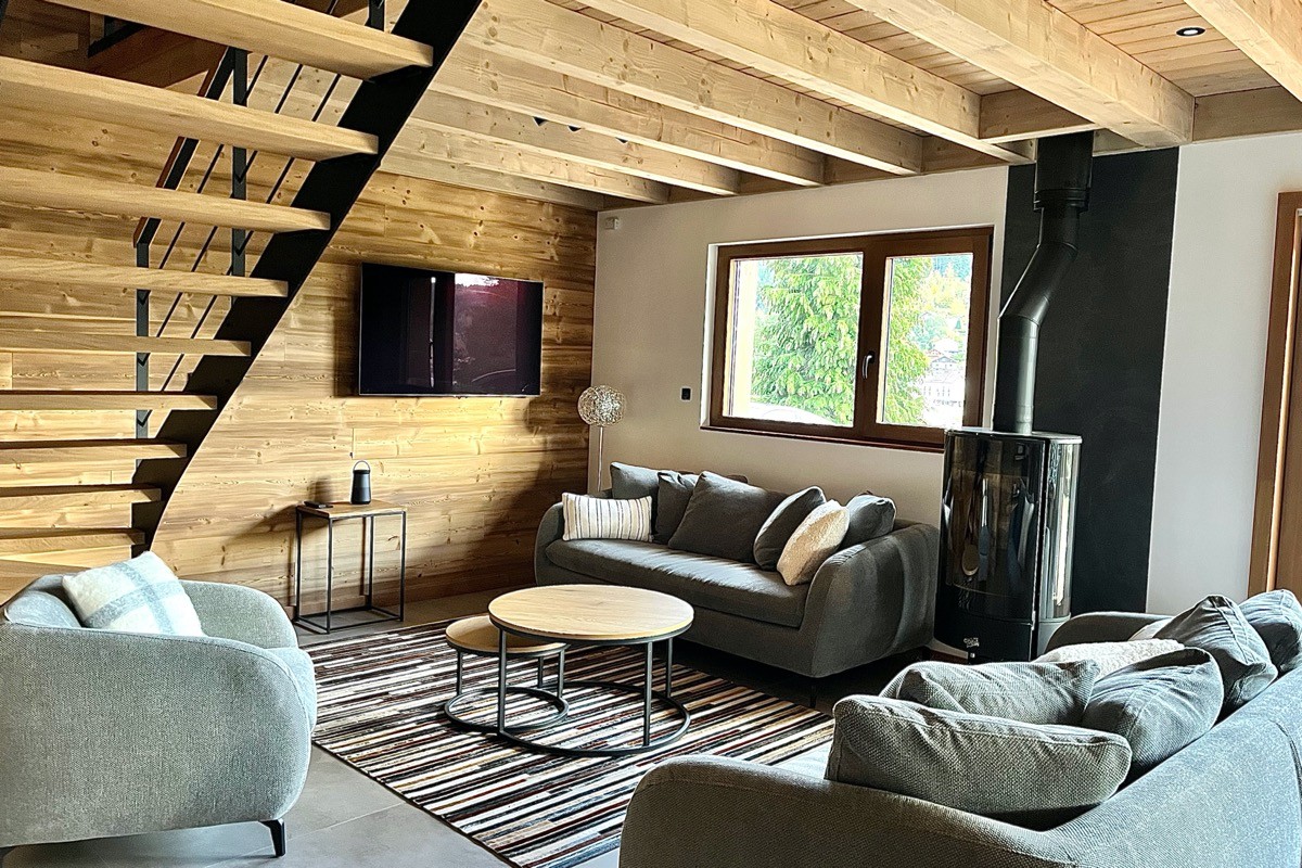 Chalet les Roitelets - salon