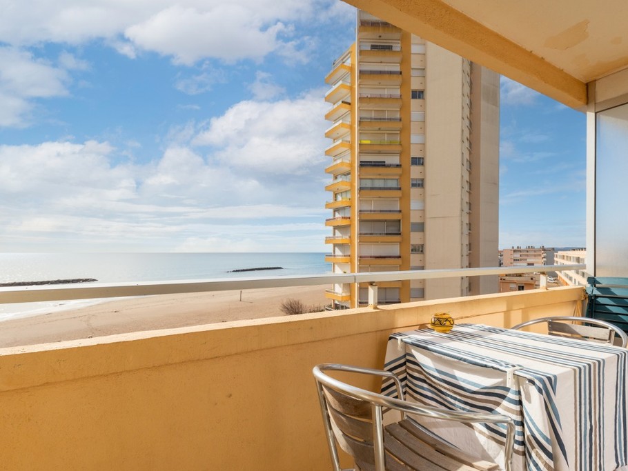 Terrasse vue Mer à Valras