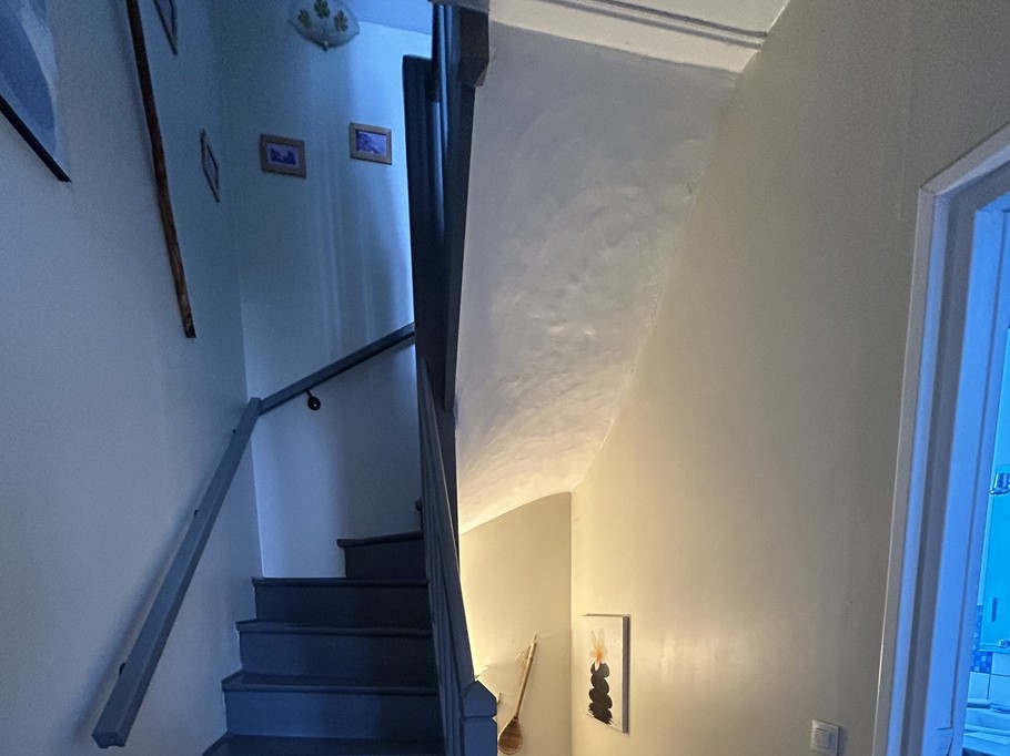 staircase from the 1st to the 2nd floor