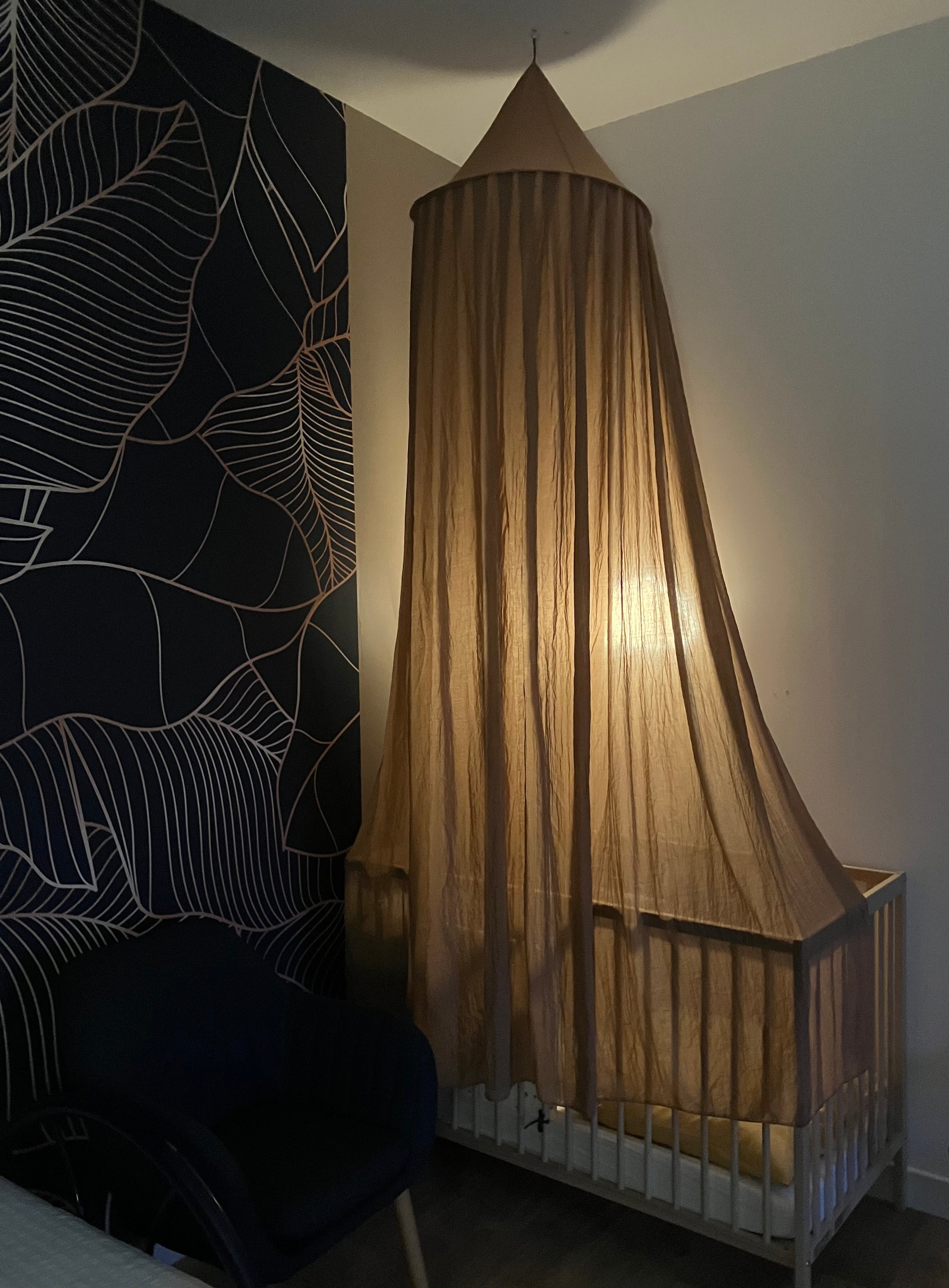 Chambre Bananiers coin bébé nuit