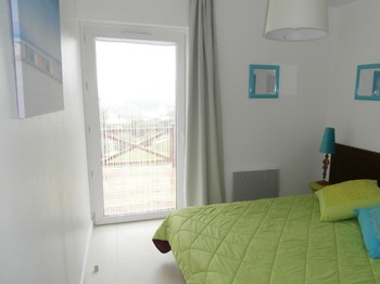 accès direct de la chambre à la terrasse