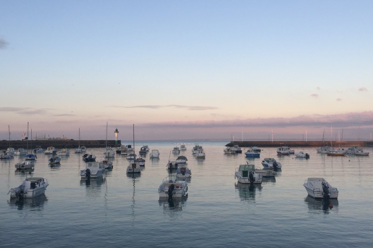Port d'échouage du Portrieux à marée haute