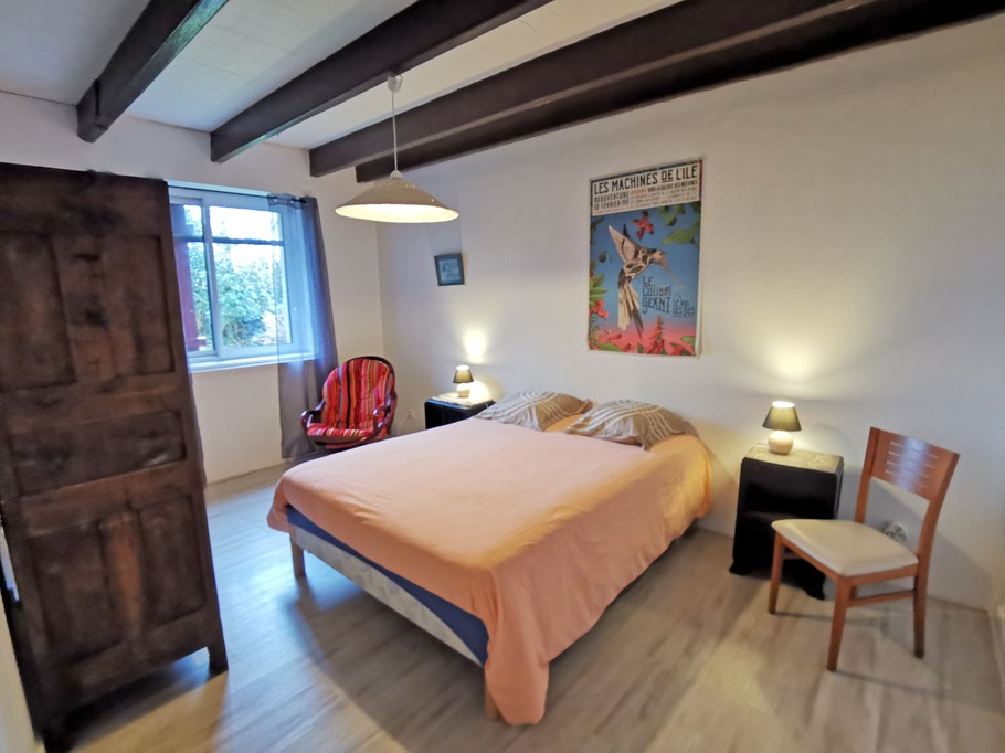 Chambre au rdc - 1 lit 160