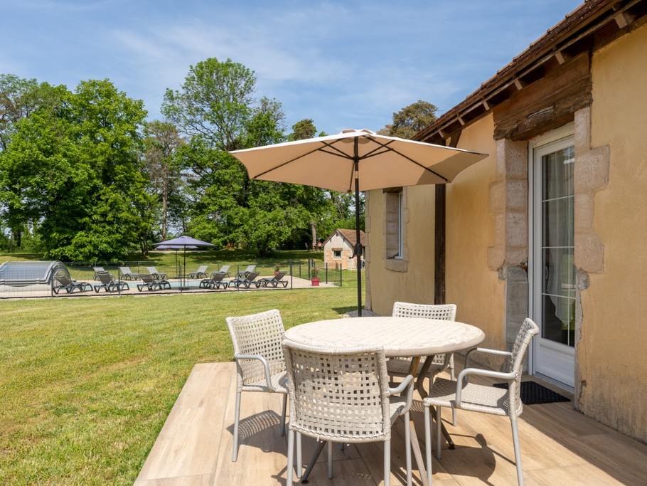 terrasse vue sur le parc