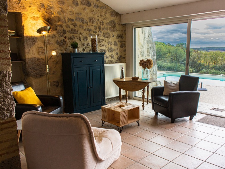 Salon avec vue