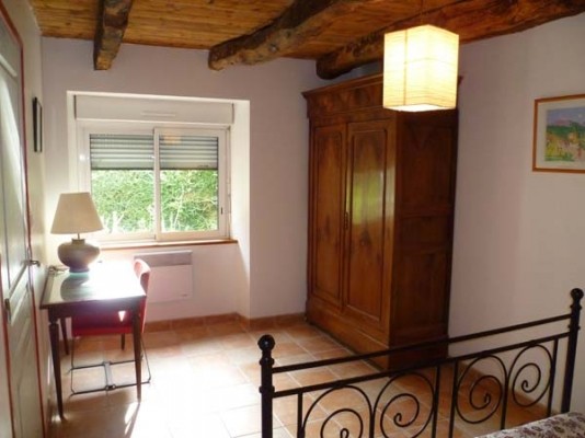 chambre rez de chaussée vue sur le jardin