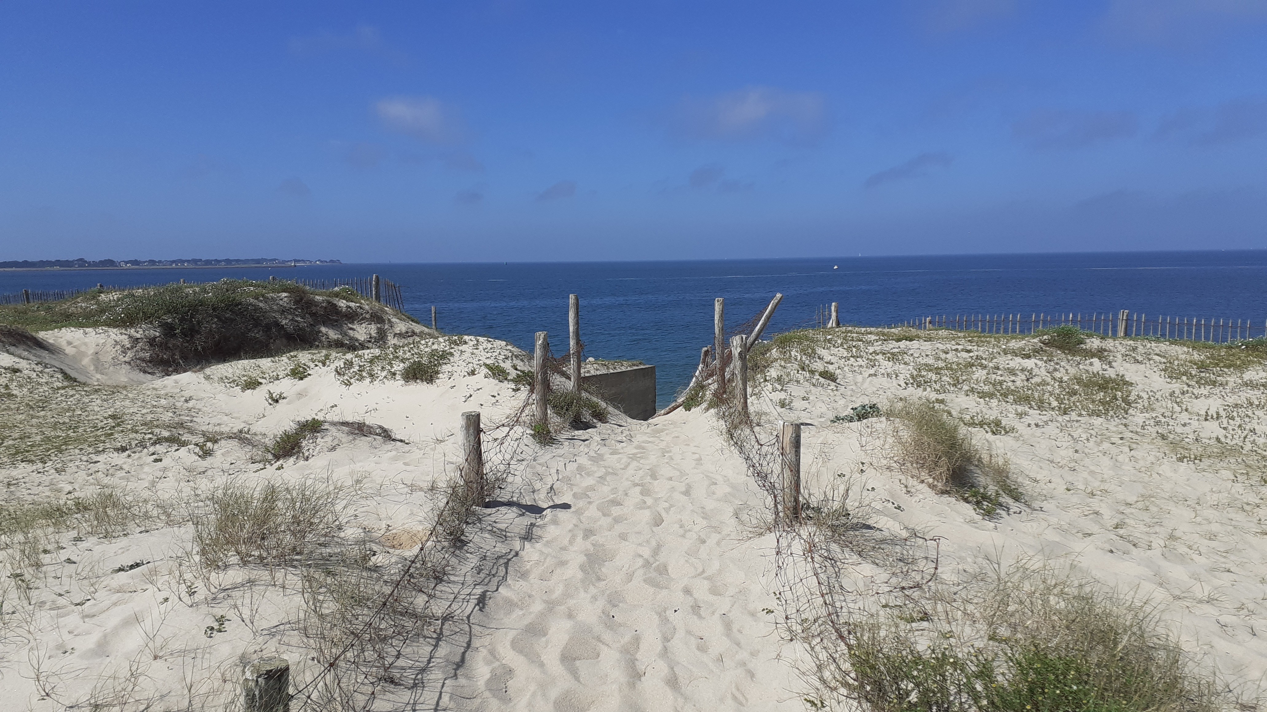 accès à plage Pen Bron