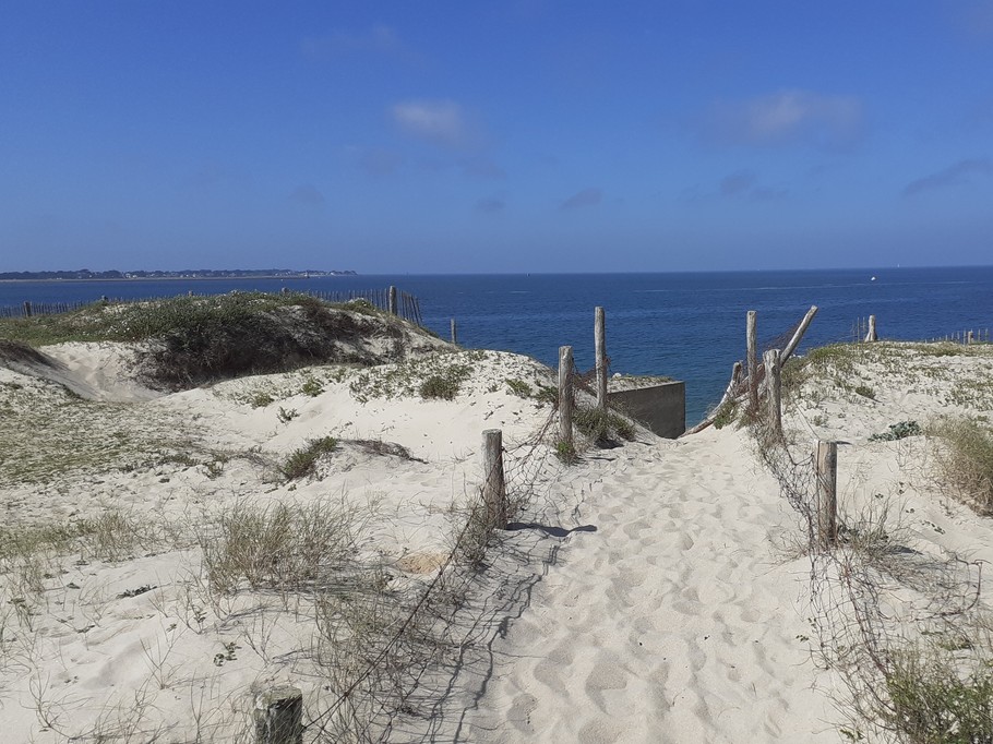 accès à plage Pen Bron