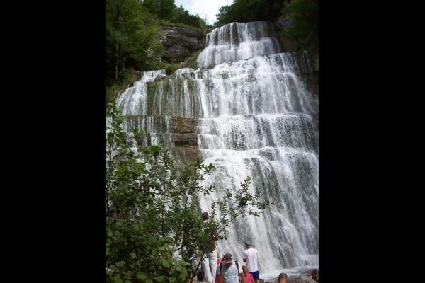 célèbres cascades du hérisson