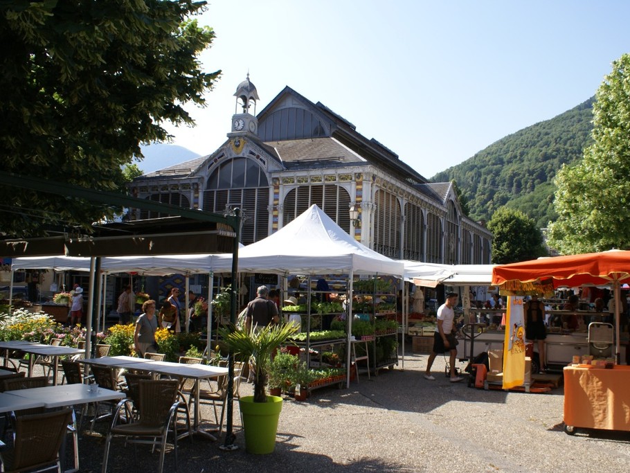 Le marché, les halles