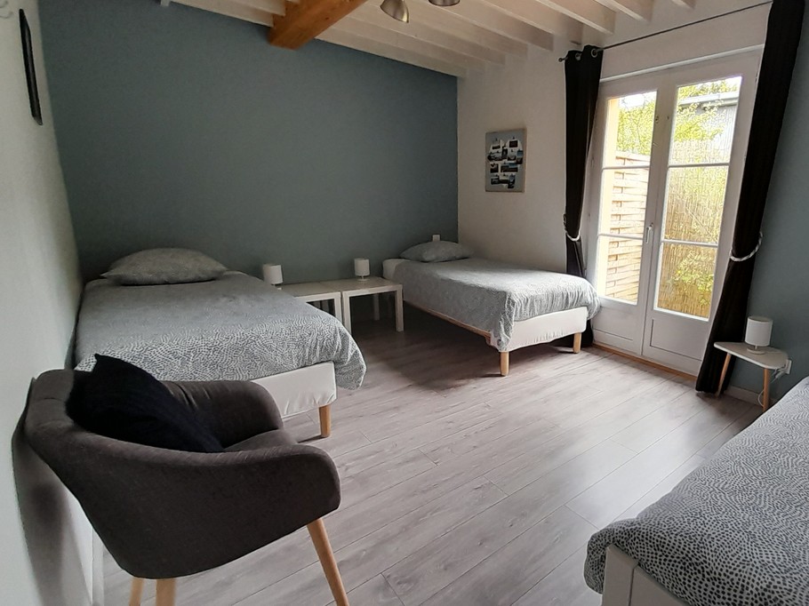 la chambre 3 personnes de la grange