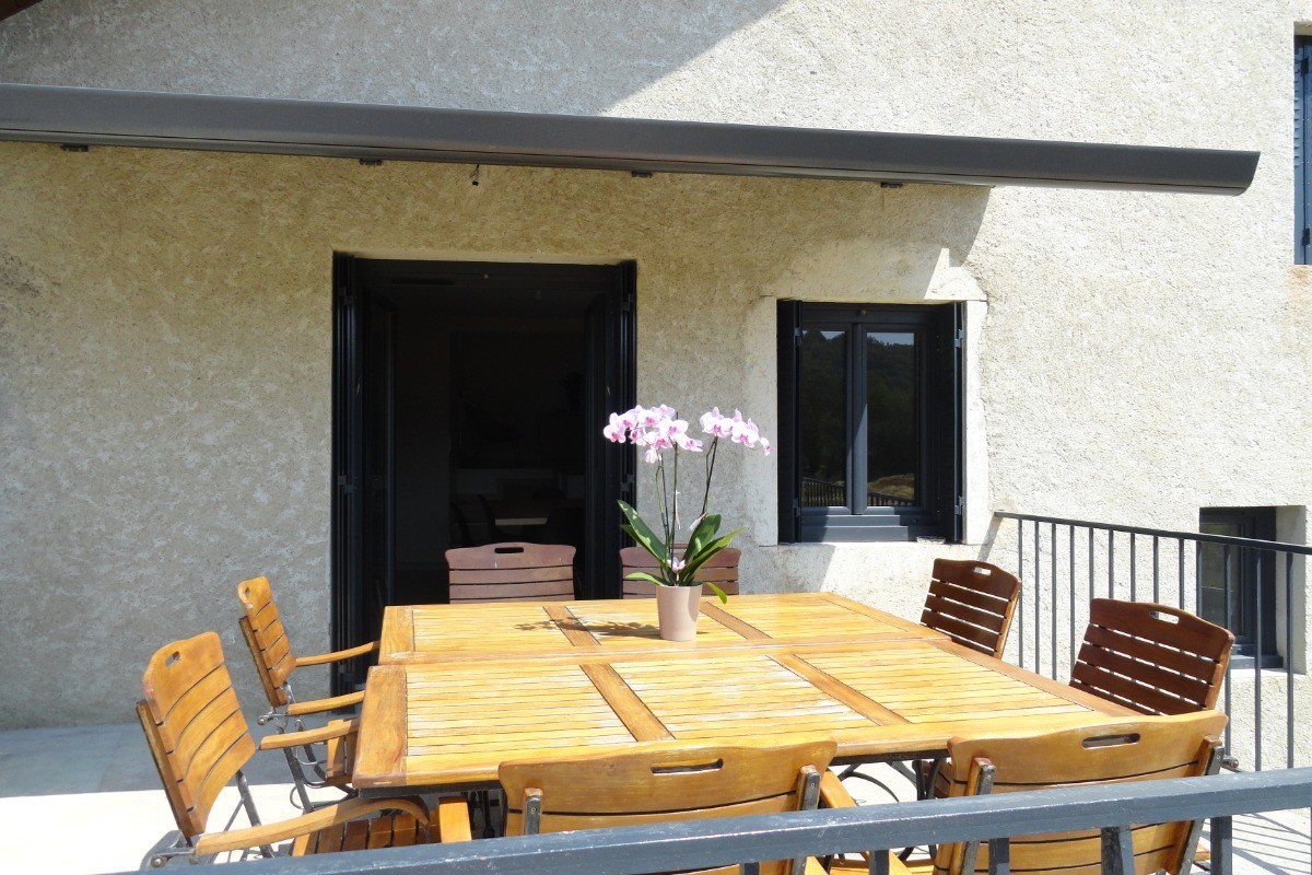 Les Violettes du Bugey - Grande terrasse