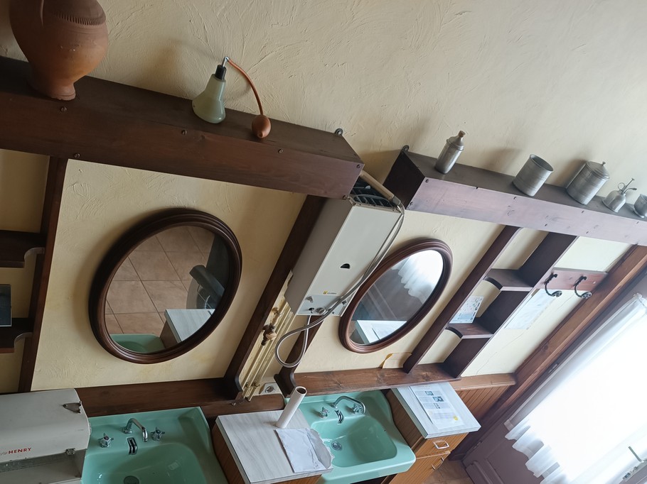 vue depuis l'escalier menant au gîte