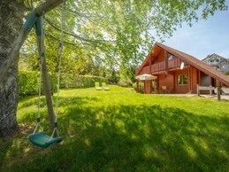 Le chalet depuis le jardin,