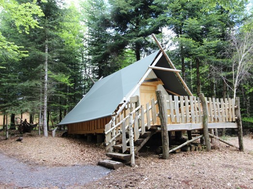 Tente du Trappeur - Les Cabanes du Lac de Pierre Percée