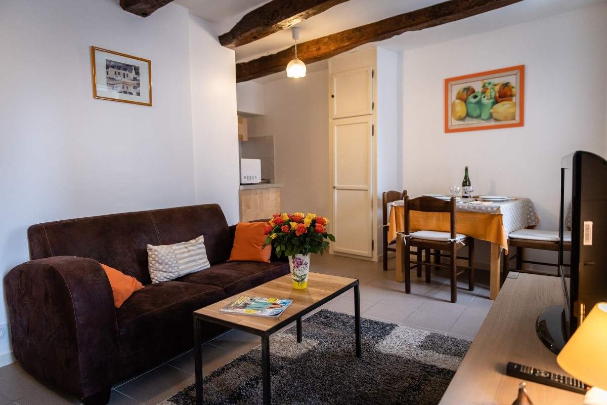 Location "Île St Riom" de la maison de Marilou au centre ville de Paimpol et à quelques pas du port (Côtes d'Armor, Bretagne) - salon
