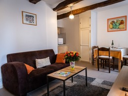 Location "Île St Riom" de la maison de Marilou au centre ville de Paimpol et à quelques pas du port (Côtes d'Armor, Bretagne) - salon
