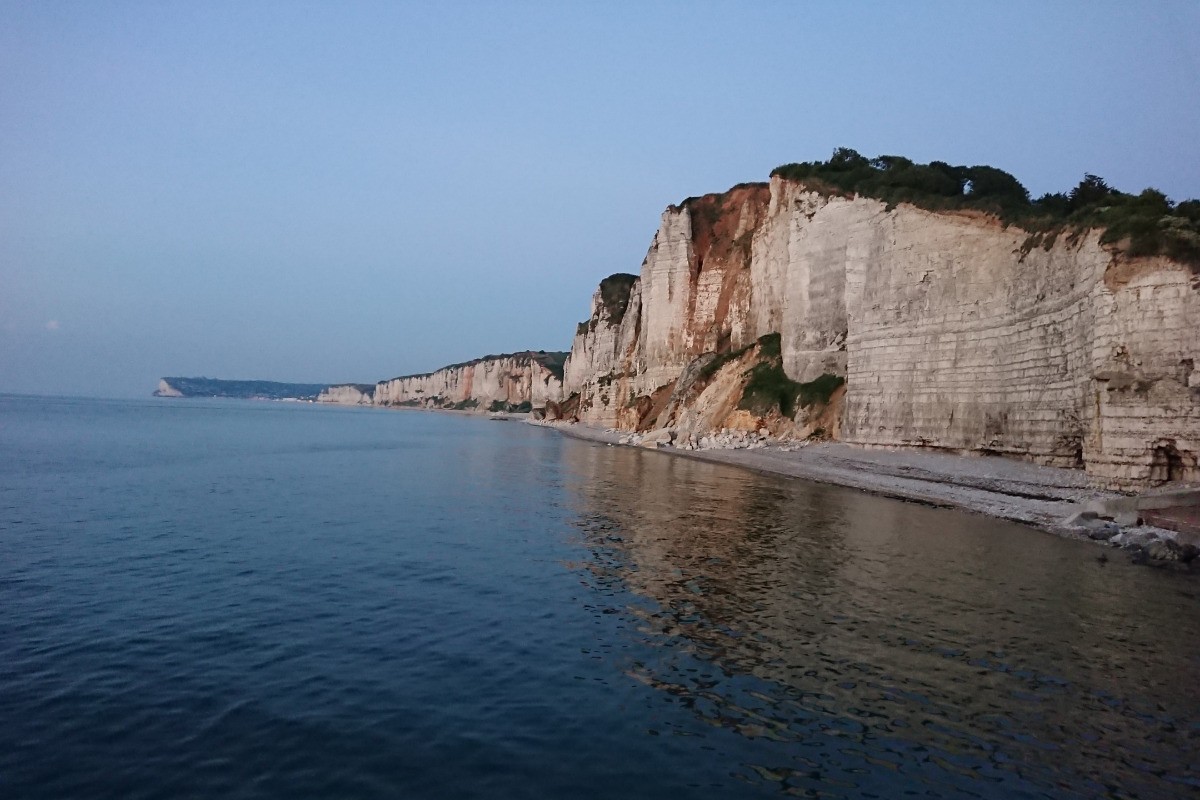 les falaises vers Fécamp