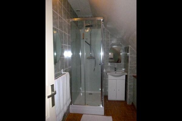 La salle d'eau/wc de l'étage