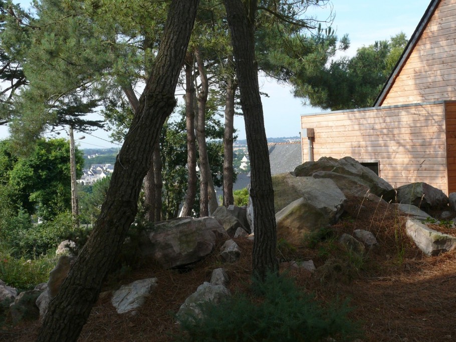 Extérieur sous les pins
