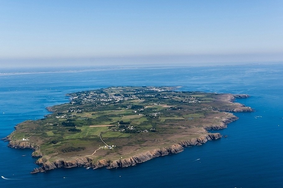 Ile de Groix-vue aérienne