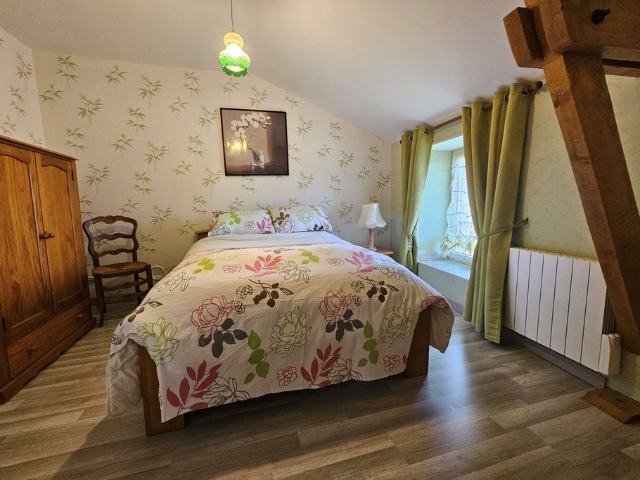 Chambre verte pour 2 adultes