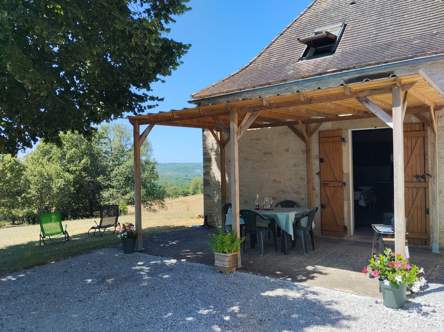 Vous pourrez profiter de l'extérieur