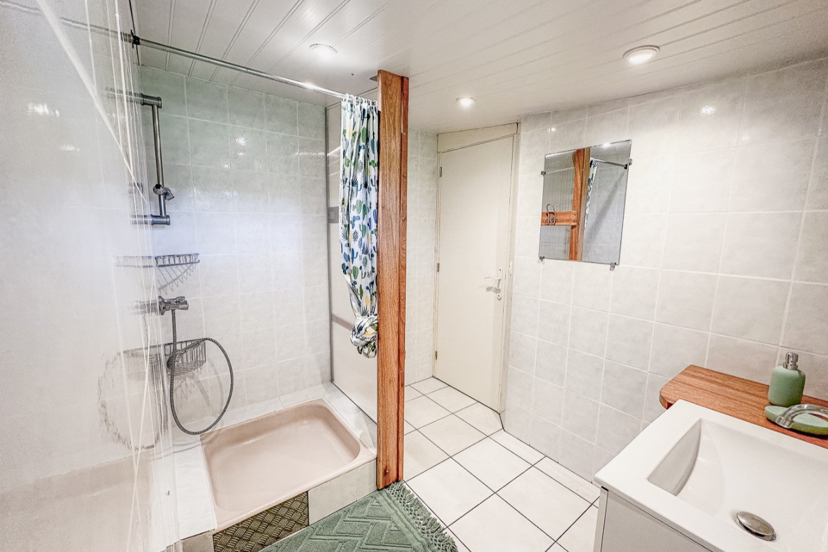 La salle de douche