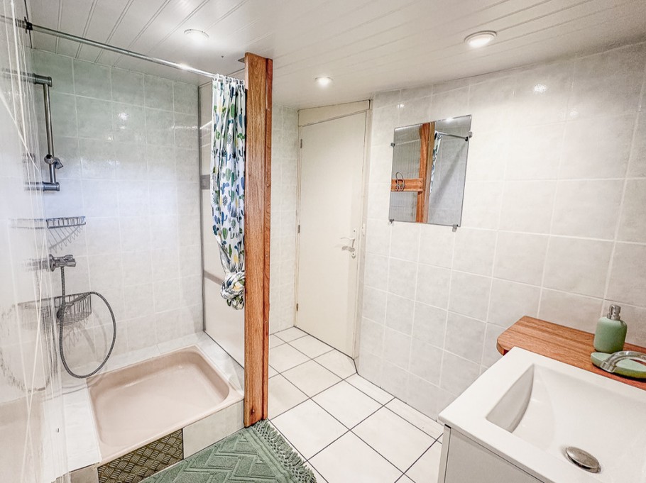 La salle de douche