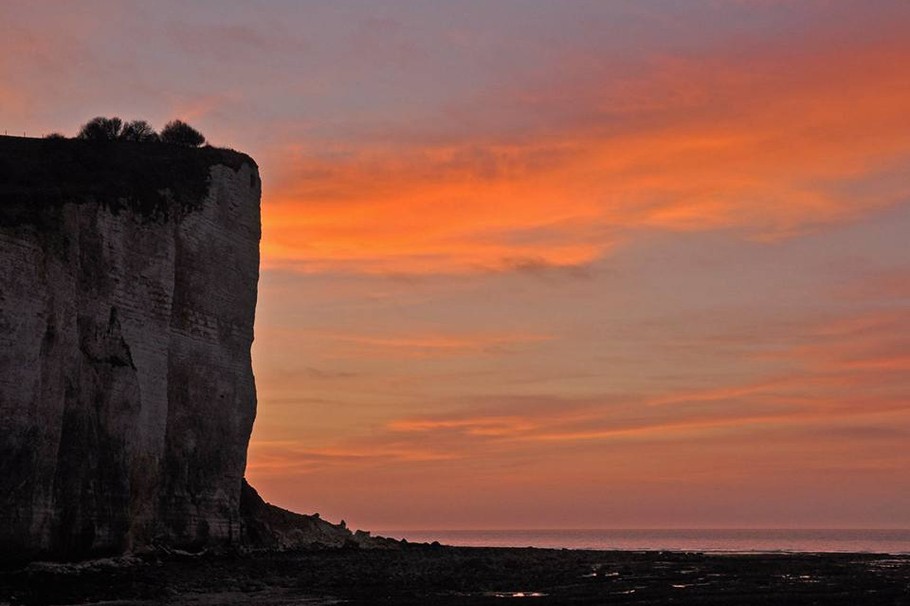 coucher de soleil plage de StPierre en Port