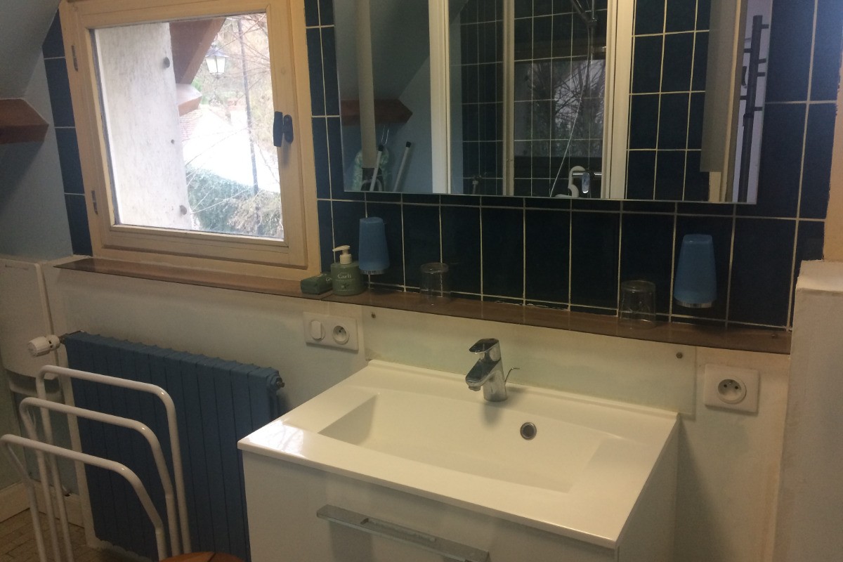 La salle de douche
