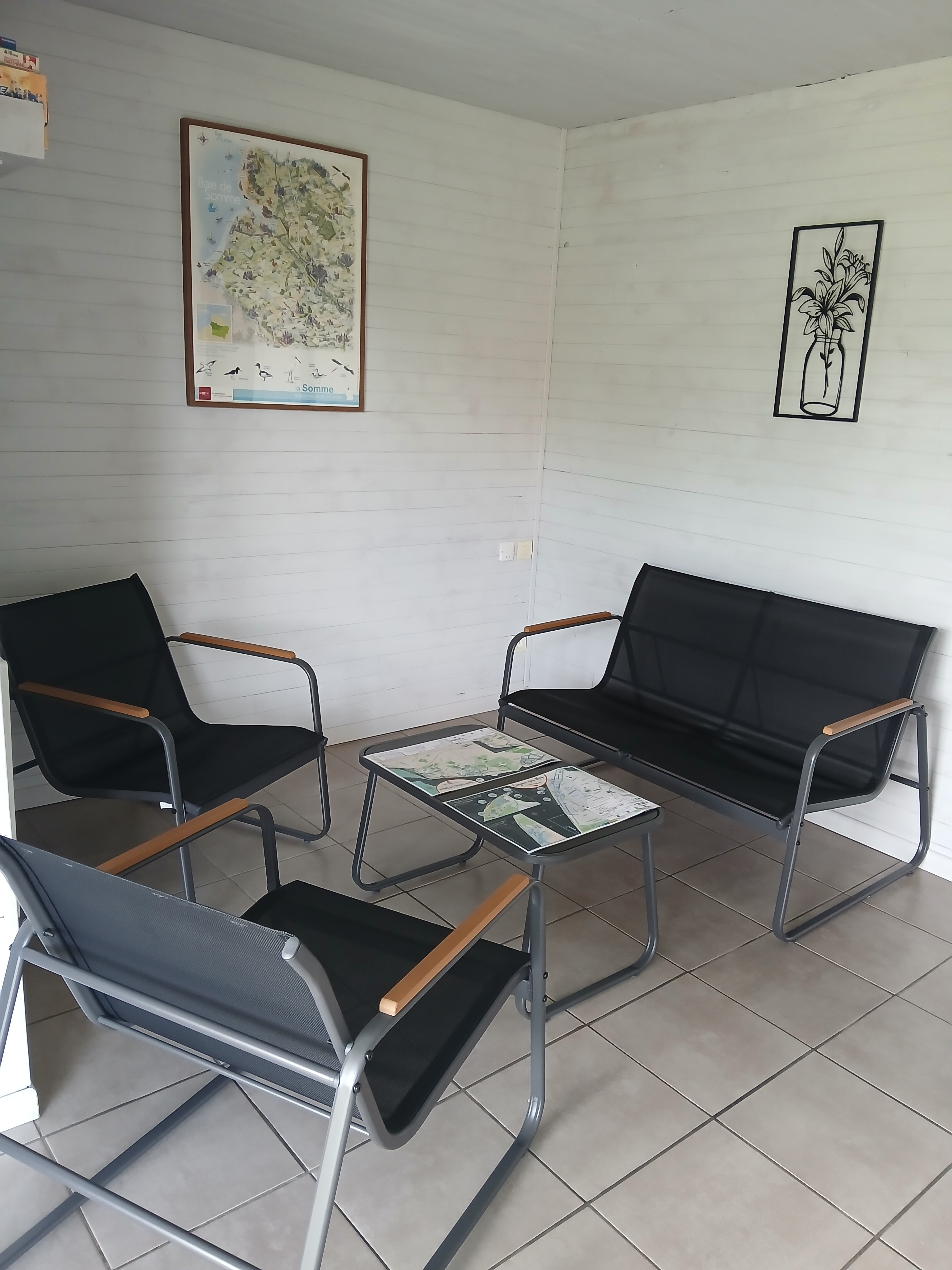 Salon Chambre d'hôtes Nibas La Somme