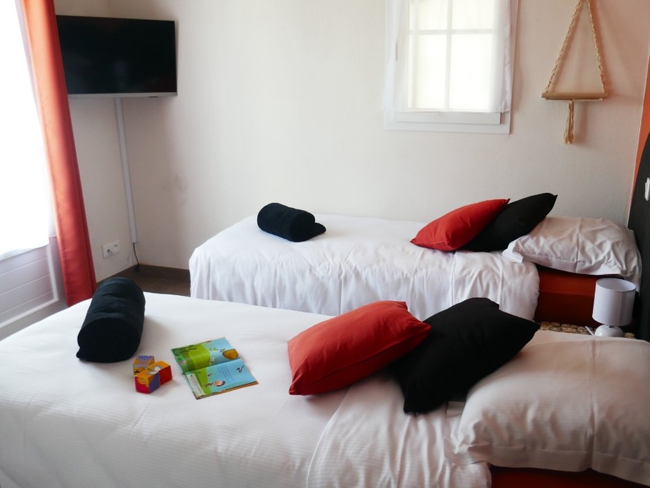 Chambre 2 lits en 80 rapprochables