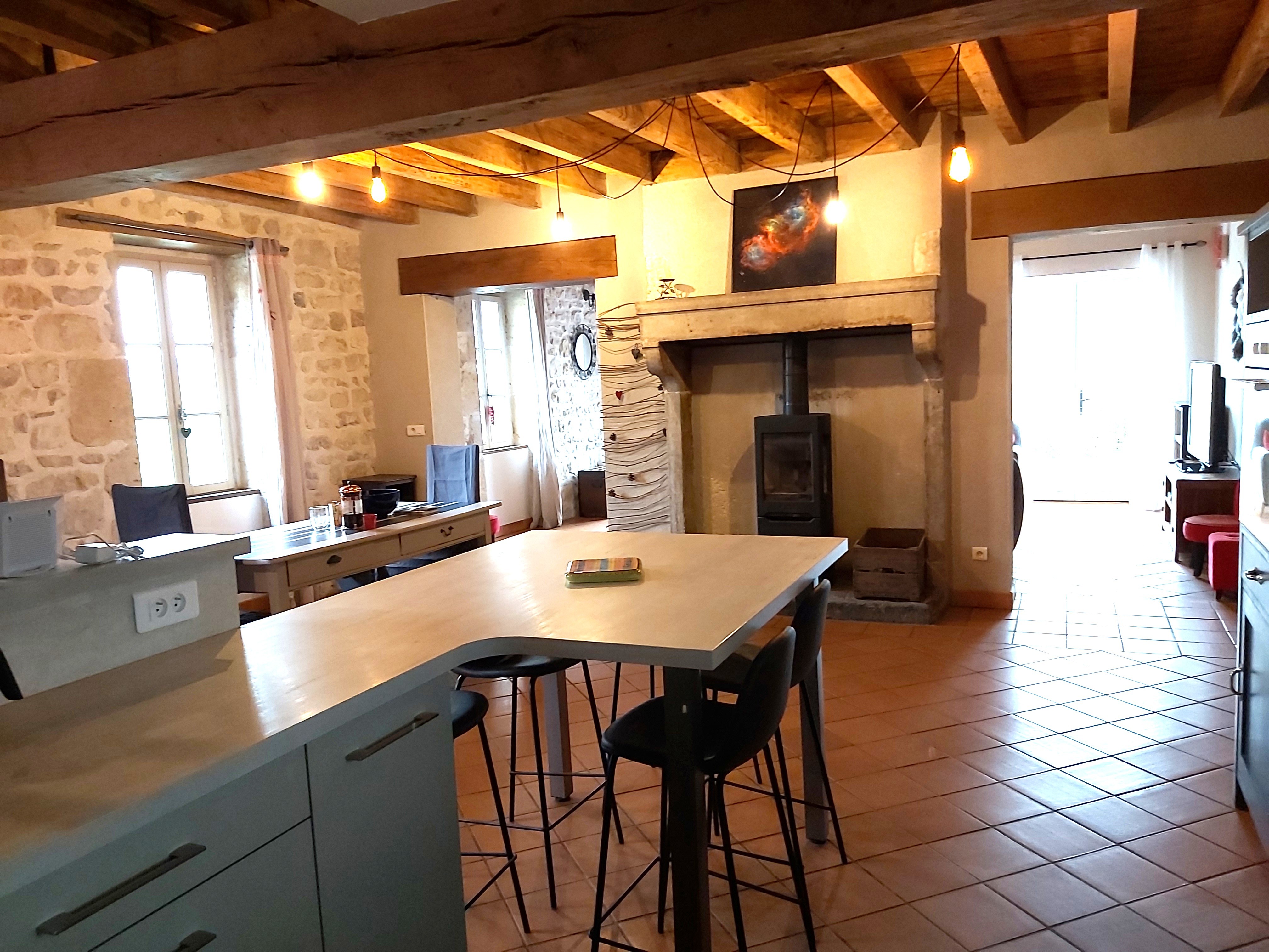 Living room from the kitchen