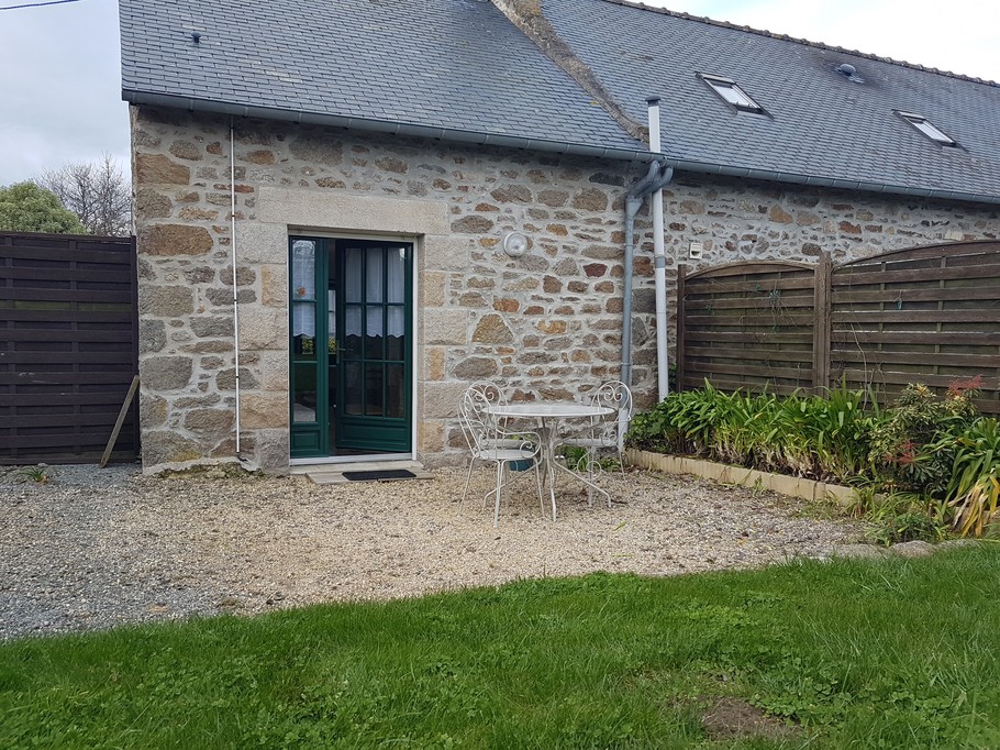 terrace with garden furniture